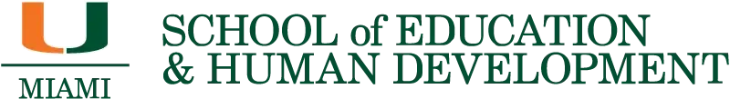Logo for the University of Miami School of Education & Human Development